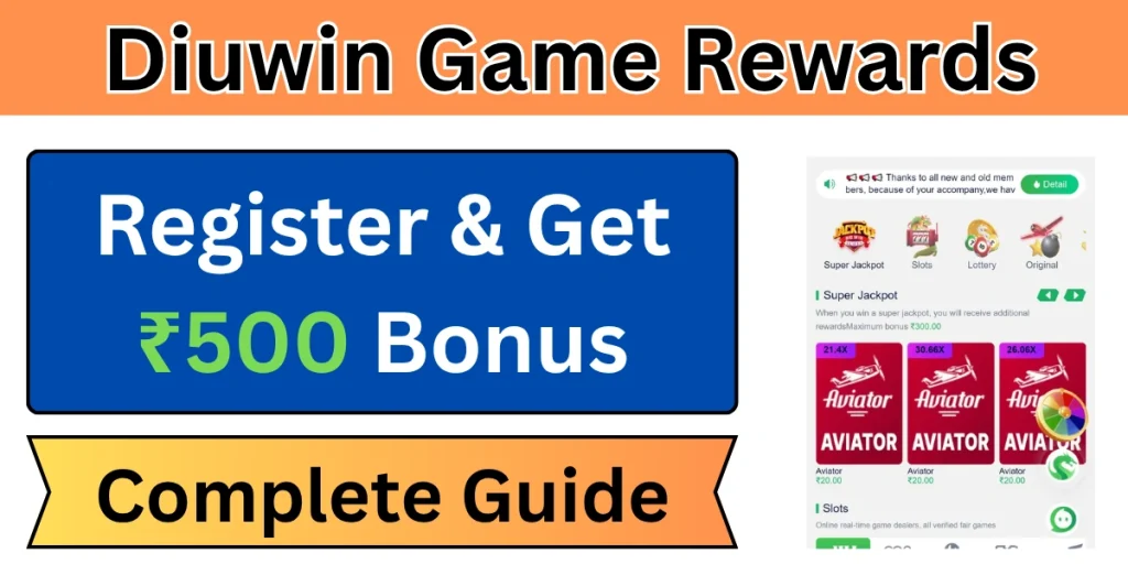 Diuwin Game Rewards and Cashback